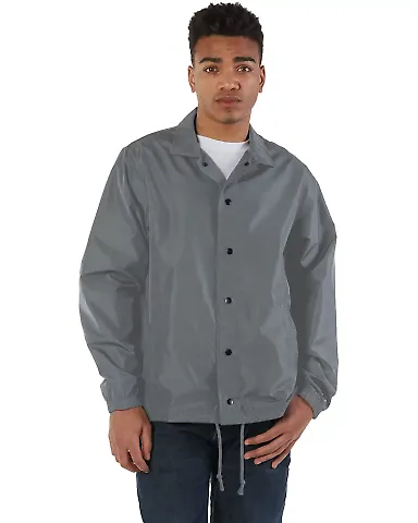 Champion Clothing CO126 Coach's Jacket Graphite front view