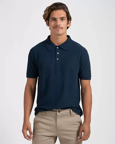 Tultex 400 - Unisex Sport Polo Navy front view