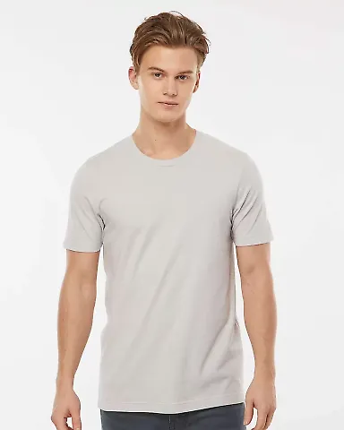 Tultex Premium 502 - Premium Cotton Tee in Silver front view