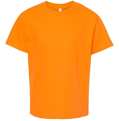 3381 ALSTYLE Youth Retail Short Sleeve Tee Orange front view