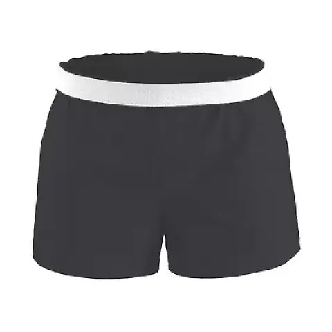 Delta Apparel SB037P   Youth Short in Black front view