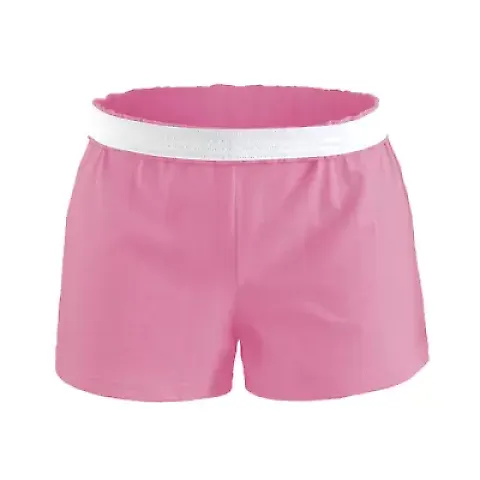 Delta Apparel SB037P   Youth Short in Pink front view