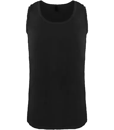 Next Level Apparel 7433S Adult Power Tank BLACK front view