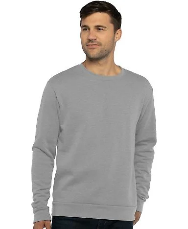 Next Level Apparel 9002NL Unisex Pullover PCH Crew in Heather gray front view