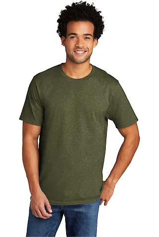 Port & Company PC330    Tri-Blend Tee in Milgrnhtr front view
