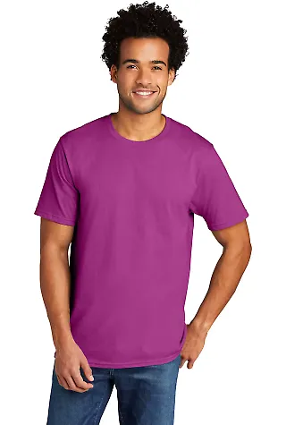 Port & Company PC330    Tri-Blend Tee in Rspbryhthr front view