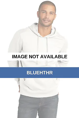 District Clothing DT8100 District   Re-Fleece  Hoo BlueHthr front view