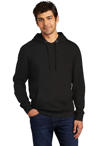 District Clothing DT6100 District   V.I.T.  Fleece in Black front view