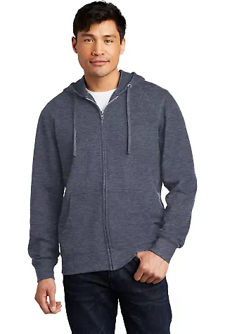 District Clothing DT6102 District   V.I.T.  Fleece Ht Navy front view