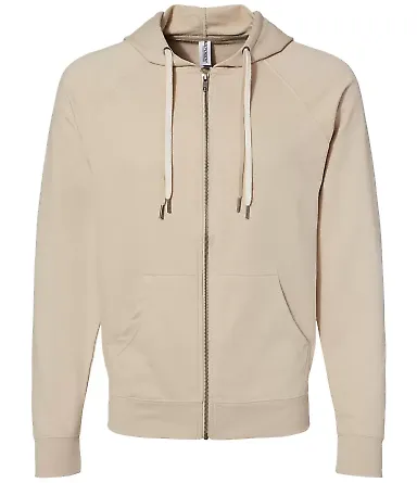 Independent Trading Co. SS1000Z Icon Unisex Lightw Sand front view