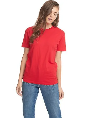 Next Level 3600 Wholesale Premium Cotton Plain t s in Red front view