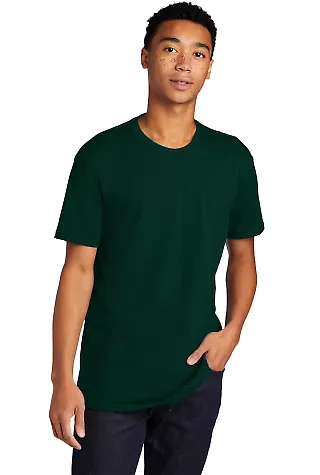Next Level 3600 Premium Cotton Slim Fit Unisex Tee in Forest green front view