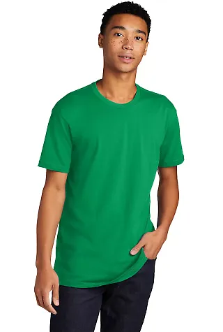 Next Level 3600 Premium Cotton Slim Fit Unisex Tee in Kelly green front view
