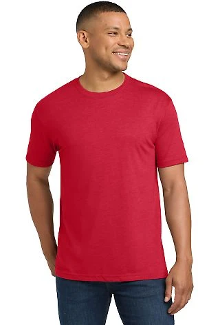 Next Level 6010 Wholesale Tri-Blend Plain T Shirt in Red front view