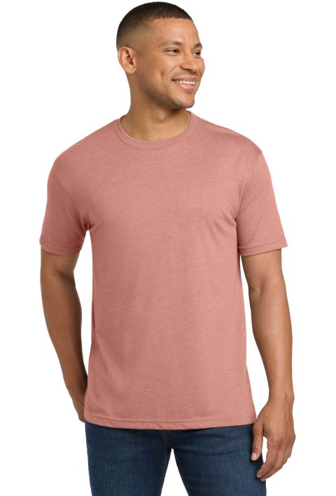 Next Level 6010 Wholesale Tri-Blend Plain T Shirt in Desert pink