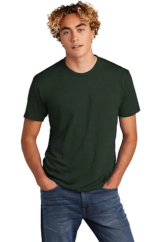 Next Level 6010 Men's Tri-Blend Crew in Black forest front view