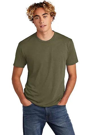 Next Level 6010 Men's Tri-Blend Crew MILITARY GREEN front view