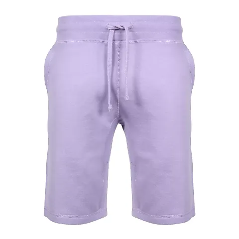 3001BS Unisex Heavyweight Fleece Shorts 6pc packs  LAVENDER front view