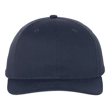 Richardson Hats 212 Pro Twill Snapback Cap Navy front view