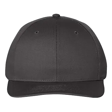 Richardson Hats 212 Pro Twill Snapback Cap Charcoal front view