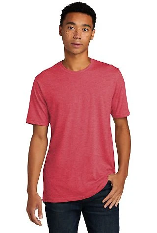 Next Level 6200 Men's Festival Blended Plain T Shi in Red front view