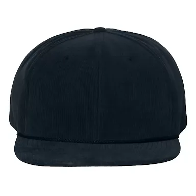Richardson Hats 253 Timberline Corduroy Cap Black front view