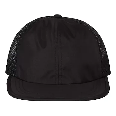 Richardson Hats 935 Rouge Wide Set Mesh Cap Black front view