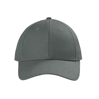 Cornerstone CS810 CornerStone Canvas Cap Charcoal front view