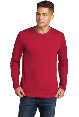 Next Level 3601 Men's Long Sleeve Crew in Red front view