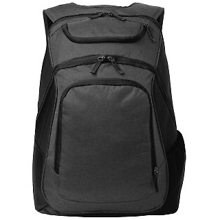 Port Authority Clothing BG223 Port Authority Exec in Graph hthr/blk front view