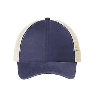 Port Authority Clothing C943 Port Authority Beach in Denim blue/stn front view