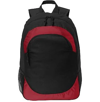 Port Authority Clothing BG217 Port Authority Circ in Rich red/black front view