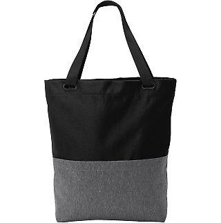 Port Authority Clothing BG418 Port Authority Acce in Hthr gy/black front view