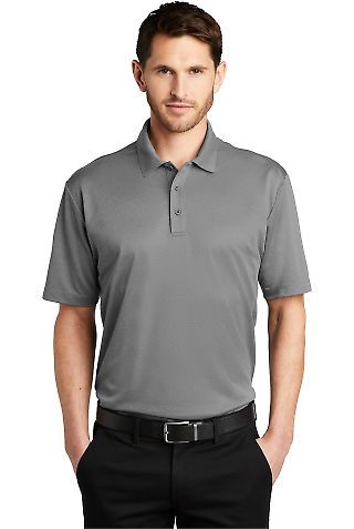 Port Authority Clothing K542 Port Authority Hea in Shadow grey he front view