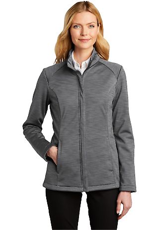 Port Authority Clothing L339 Port Authority Lad in Graphite hthr front view