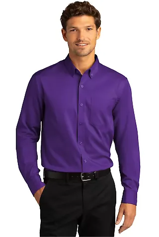 Port Authority Clothing W808 Port Authority   Long in Purple front view