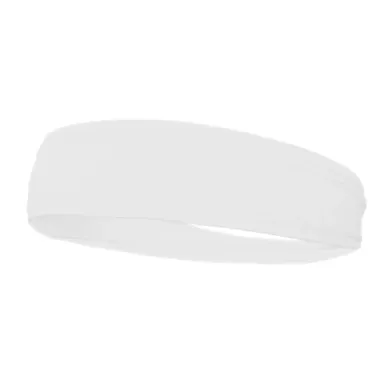 Badger Sportswear 0300 Headband White front view