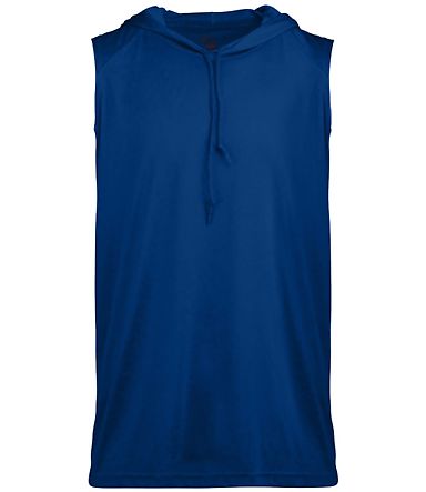 Badger Sportswear 2108 Youth B-Core Sleeveless Hoo in Royal front view