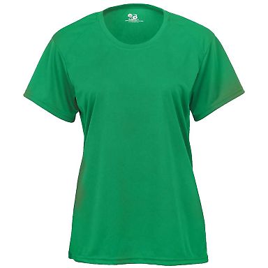 Badger Sportswear 2160 Girls' T-Shirt in Kelly front view
