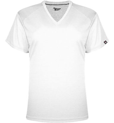 Badger Sportswear 1002 FitFlex Women's Performance in White front view
