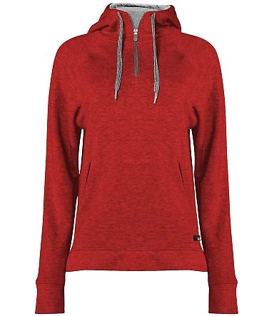 Badger Sportswear 1051 FitFlex Women's French Terr in Red front view