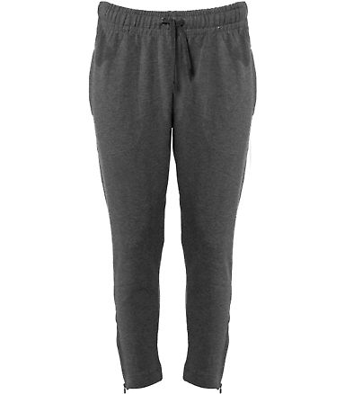 Badger Sportswear 1071 FitFlex Women's French Terr in Charcoal front view