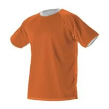 Badger Sportswear 56REVY Youth eXtreme Mesh Revers Orange/ White front view