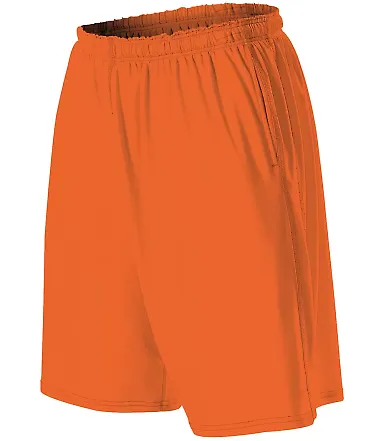 Badger Sportswear 598KPPY Youth Training Shorts wi Orange front view