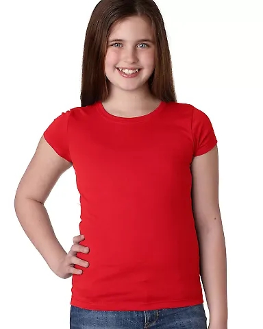 Next Level 3710 The Princess Tee in Red front view