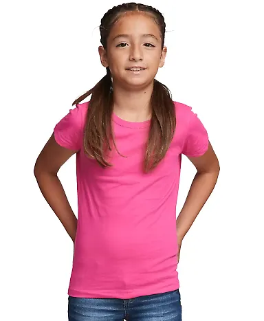 Next Level 3710 The Princess Tee in Raspberry front view