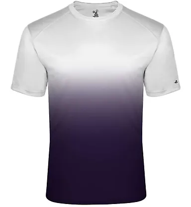 Badger Sportswear 2203 Youth Ombre T-Shirt Purple front view