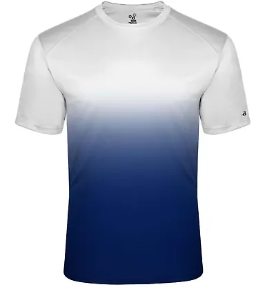 Badger Sportswear 2203 Youth Ombre T-Shirt Royal front view