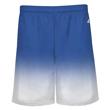 Badger Sportswear 2206 Youth Ombre Shorts Royal front view