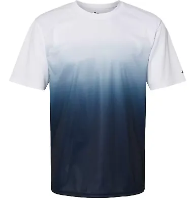 Badger Sportswear 4203 Ombre T-Shirt Navy front view